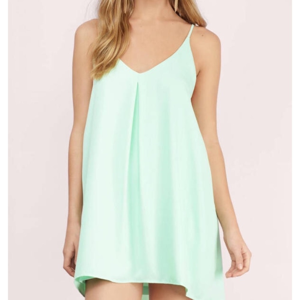 Tobi Mint Cami Shift Dress